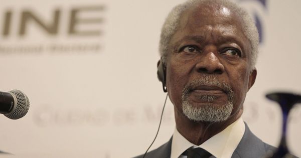 Foto: El exsecretario general de la Organización de las Naciones Unidas (ONU), Kofi Annan. (EFE)