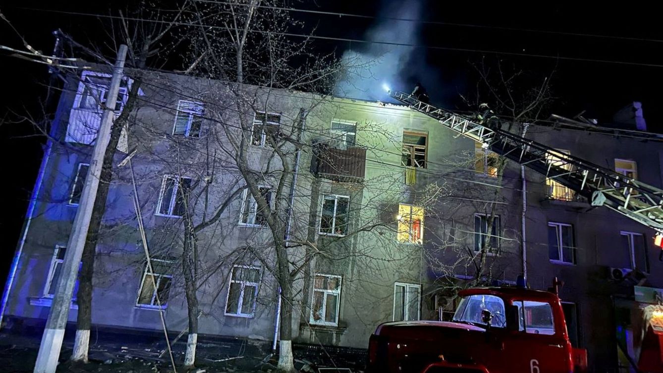 Foto: Las ciudad de Járkov en los ataques de esta noches. (Reuters)