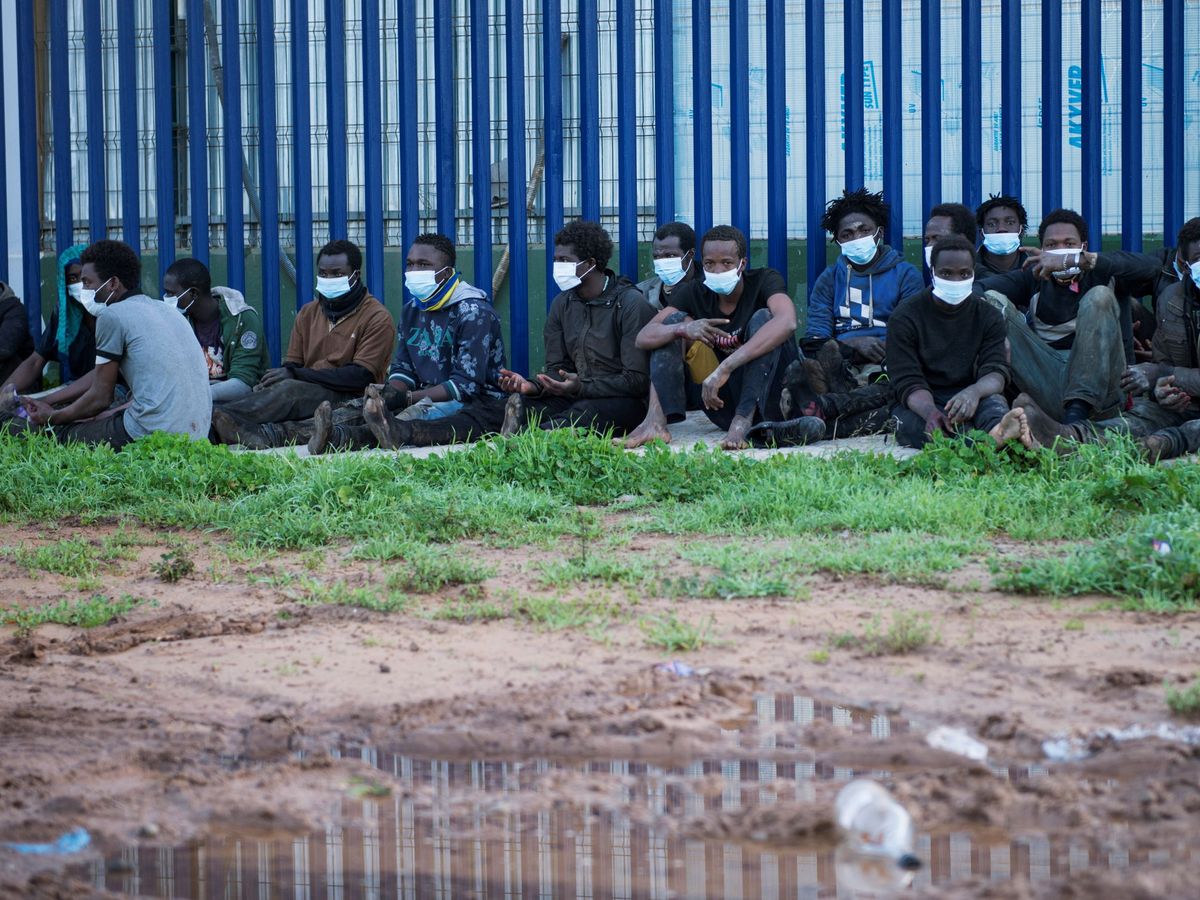 Foto: Inmigrantes en Melilla, en una imagen de archivo. (Reuters)