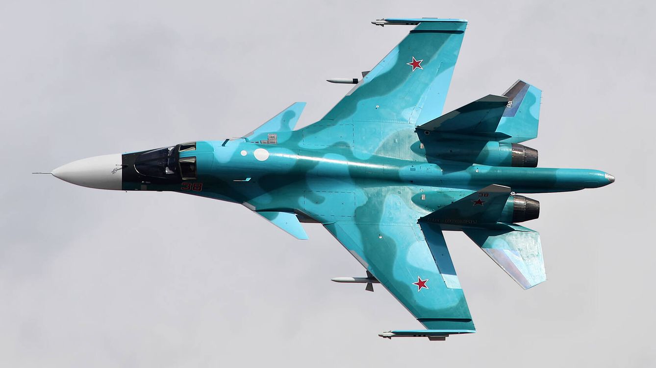 Foto: Avión de ataque Sukhoi Su-34. (Vitaly V. Kuzmin)