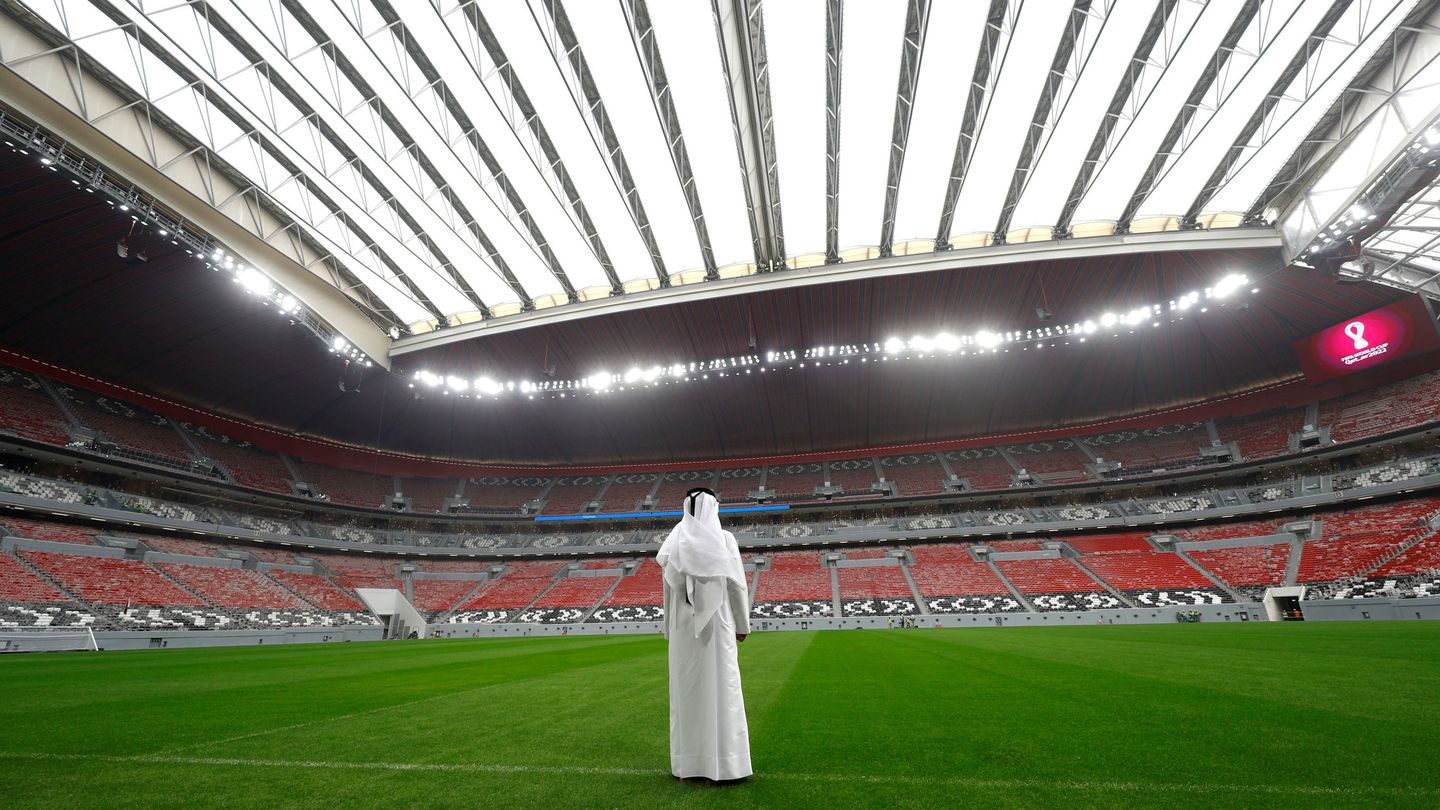 El estadio Al Bayt, en 2019. (Reuters)