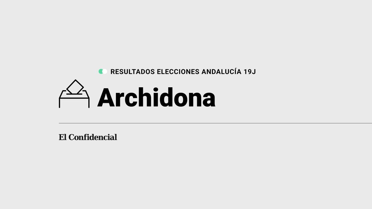 Resultados en Archidona: elecciones de Andalucía 2022 al 100% de escrutinio