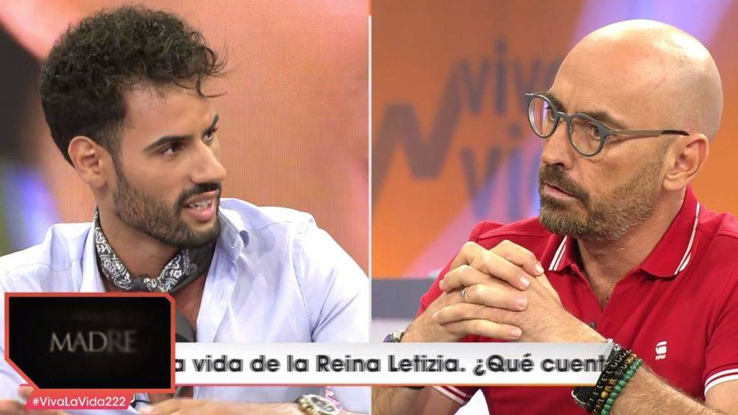 Asraf y Diego Arrabal, en 'Viva la vida'. (Telecinco)