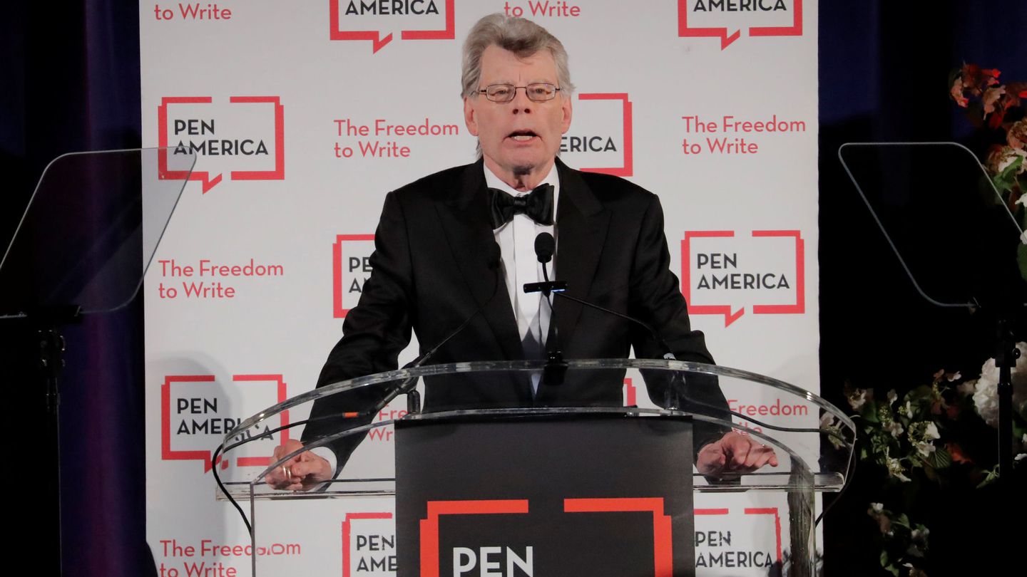 Stephen King en la PEN America Literary Gala de Nueva York en 2018 (Reuters)