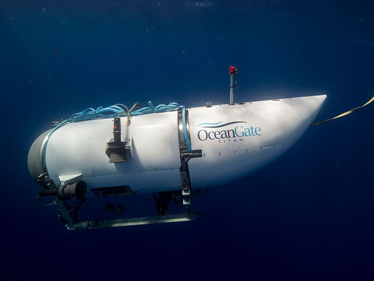 Foto: OceanGate es la empresa responsable del sumergible en el que viajan 5 pasajeros. (EFE/Ocean Gate)