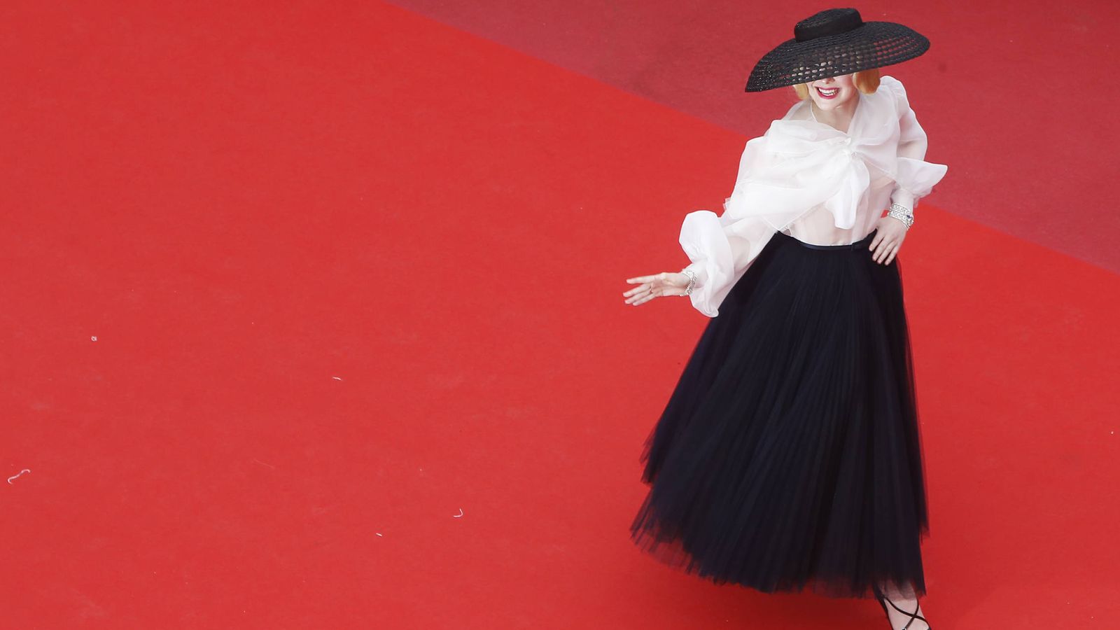 Foto: Elle Fanning en Cannes. (Getty) 