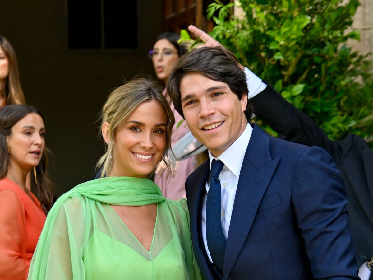 Foto: María Pombo y Pablo Castellanos, en la boda de Lucía Pombo. (Gtres)