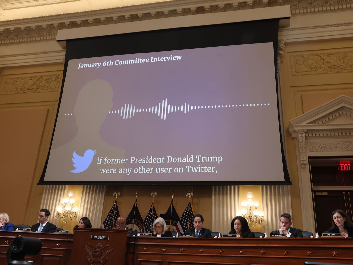 El testimonio de un empleado de Twitter sobre un tuit de Trump durante la Comisión que investigó el ataque al Capitolio (EFE EPA MICHAEL REYNOLDS) 