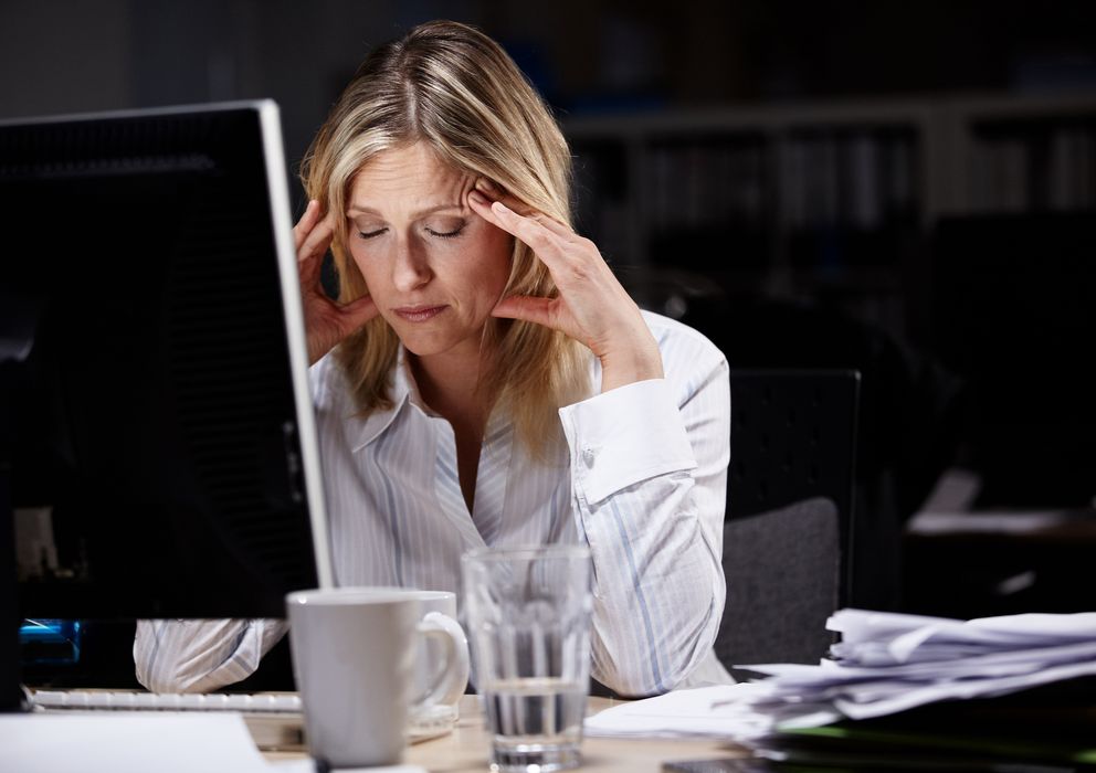 Foto: El estrés laboral es una gran fuente de problemas cardiovasculares. (Corbis)