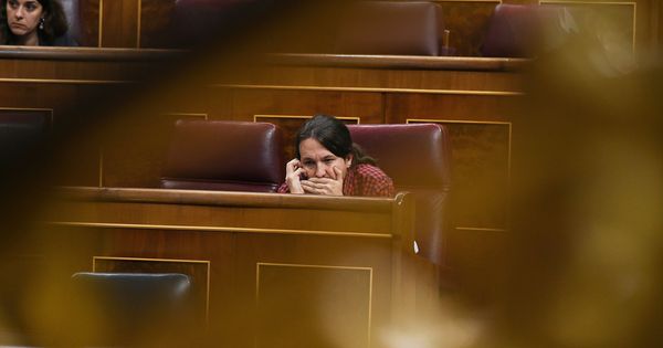Foto: Pablo Iglesias en el pleno del Congreso de los Diputados. (EFE)