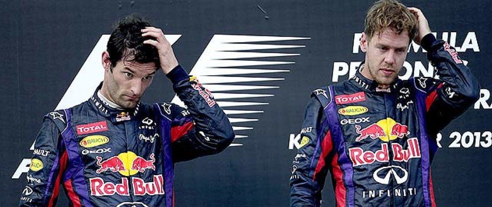 Foto: Sebastian Vettel, 'antes partío que doblao'