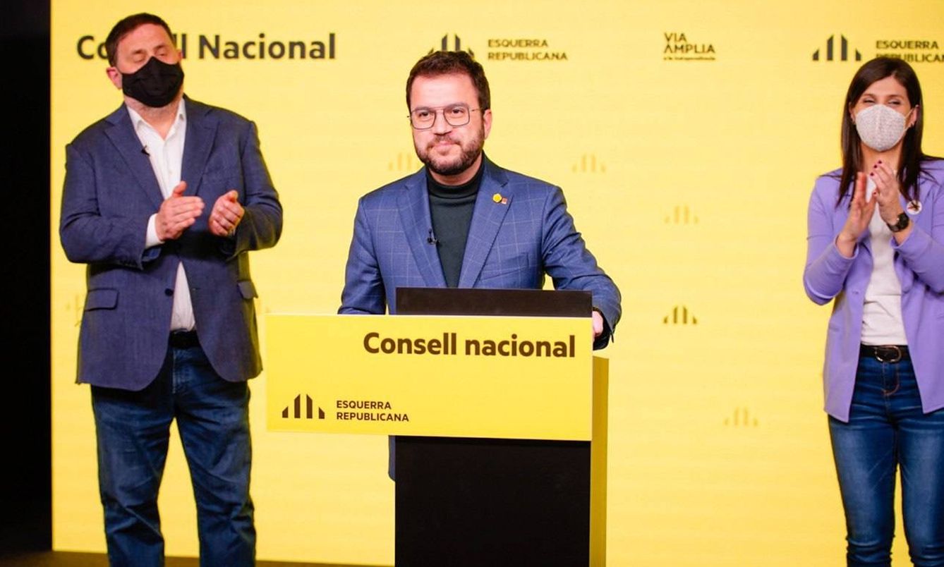 Pere Aragones y Oriol Junqueras (EFE)