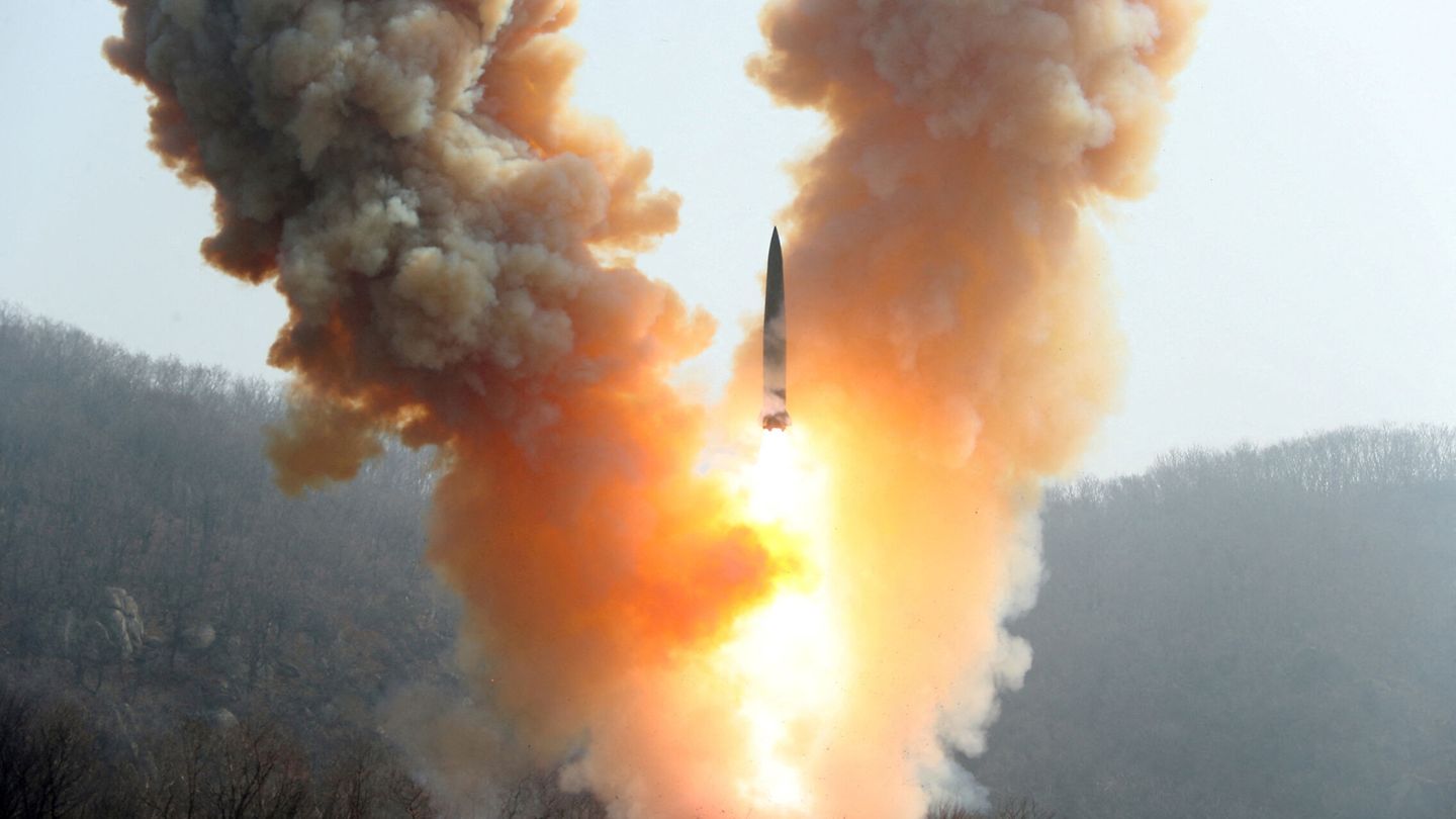 Prueba de misil norcoreano. (Reuters)