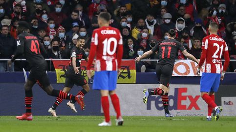 El Atlético de Madrid se asoma al precipicio: cae ante el Milan en un errático partido (0-1)
