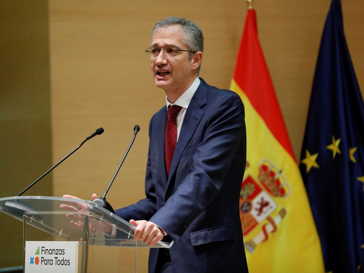 Foto: El gobernador del Banco de España, Pablo Hernández de Cos. (Mariscal/EFE) 