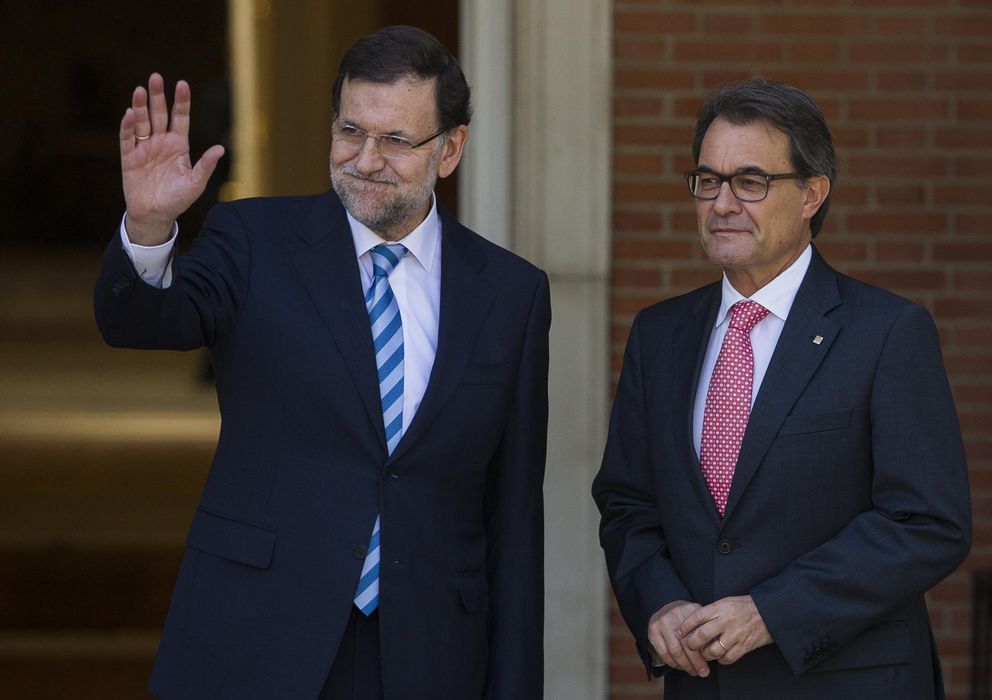 Foto: Mariano Rajoy y Artur Mas, durante su último encuentro en la Moncloa. (Efe)