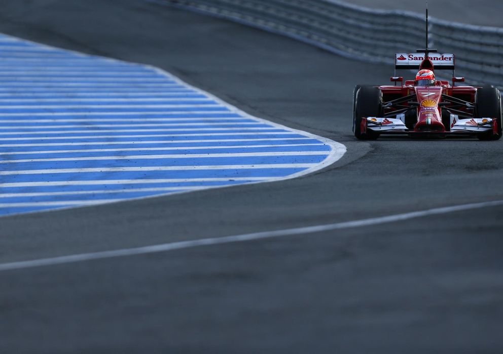 Foto: Kimi Raikkonen en su último día de pruebas en Jerez.