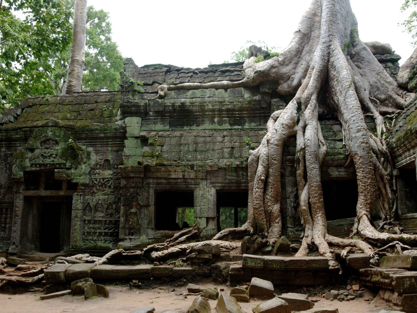 Templo de Ta Phrom, perteneciente al complejo de Angkor Wat. (Getty)