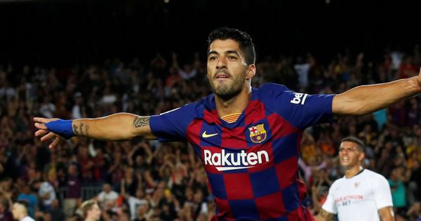 Foto: Luis Suárez, celebrando su gol. (Reuters)