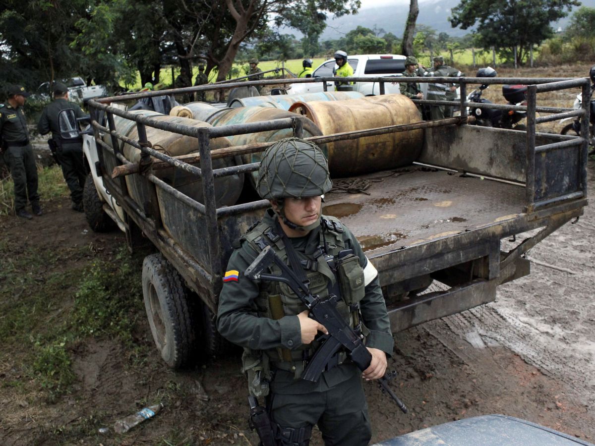 Foto: Un soldado del Ejército colombiano durante una operación en la frontera con Venezuela en Cúcuta, Colombia. (Reuters)