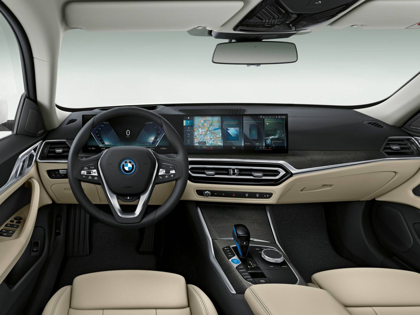 Interior 100% BMW, con magnífica ergonomía, bueno materiales y acabado perfecto.