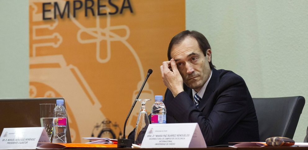 El presidente de Liberbank, Manuel Menéndez. (EFE)