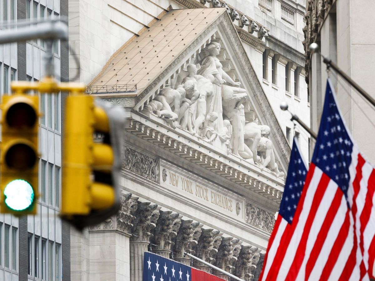 Foto: Fachada de la Bolsa de Nueva York, en Wall Street. (EFE)