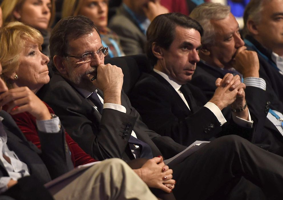 Foto: Mariano Rajoy y José María Aznar. (Gtres)