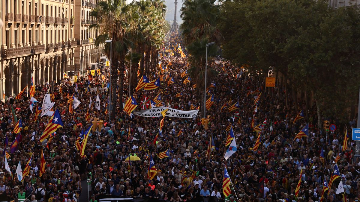 Celebración de la diada en Barcelona: horario, recorrido de la manifestación y eventos