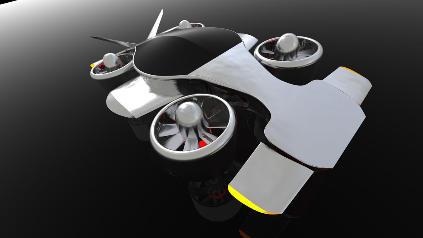 Diseño virtual del aeromóvil HeliKar