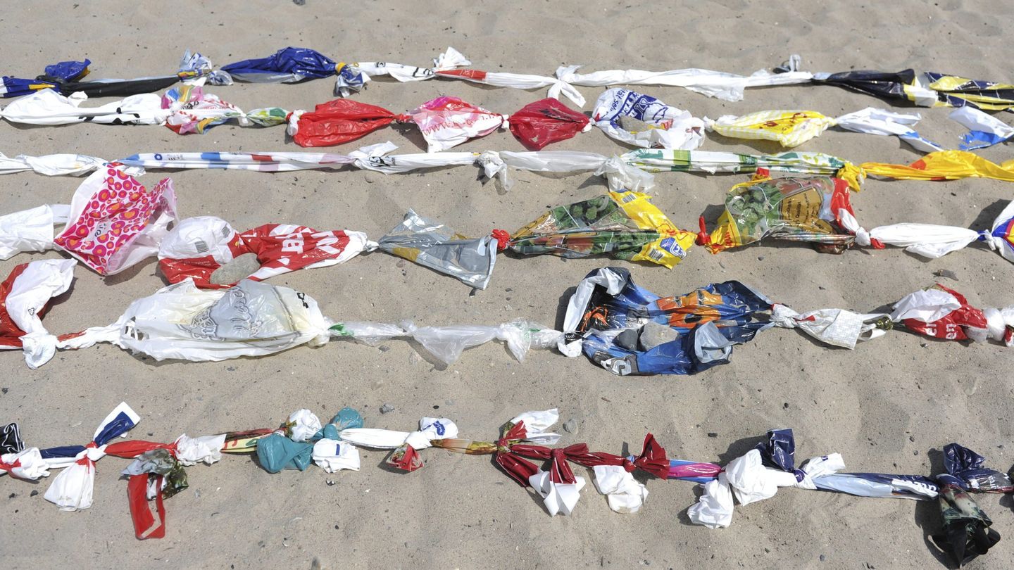 Los plásticos de un solo uso son uno de los mayores problemas medioambientales en las costas. EFE