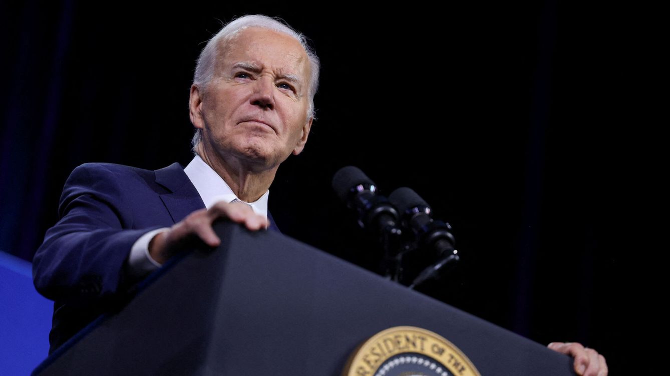 Foto: FILE PHOTO: U.S. President Joe Biden looks on at the 115th NAACP National Convention in Las Vegas, Nevada, U.S., July 16, 2024. REUTERS Tom Brenner File Photo