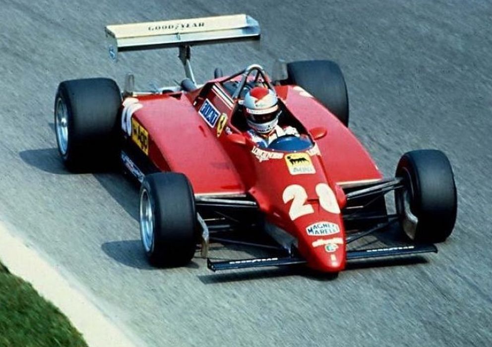 Foto: Mario Andretti, a bordo de su Ferrari.