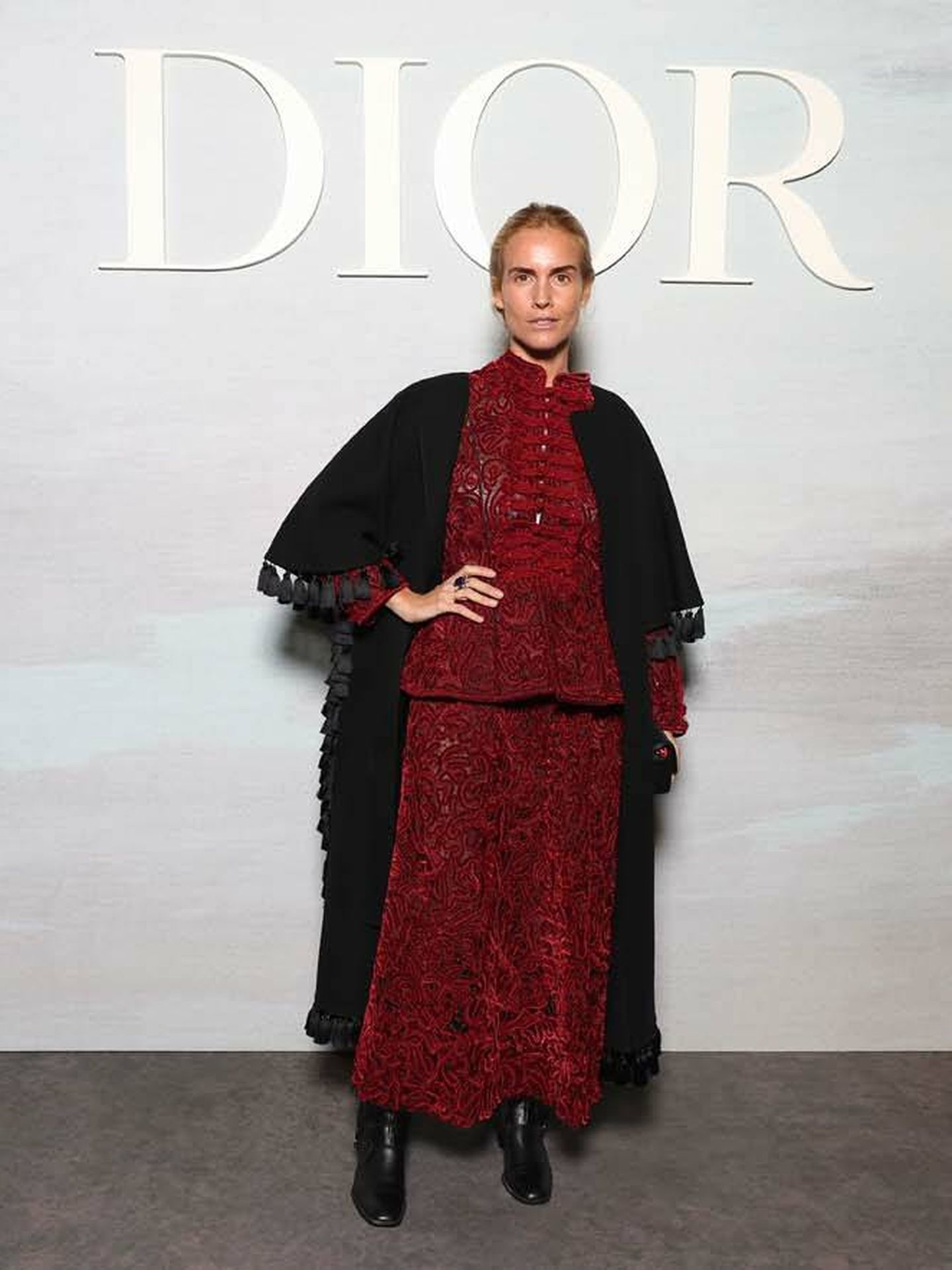 Blanca Miró asiste al desfile de Dior de París. (Cortesía)