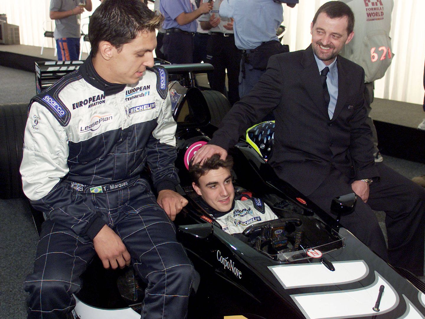 Alonso debutó en Minardi, equipo que Pérez Sala contribuyó a salvar en el GP de Gran Bretaña de 1989