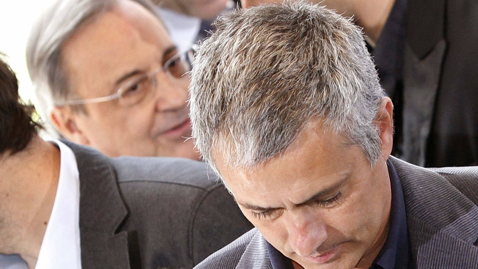 Foto: Mourinho y Florentino Pérez, en una imagen de archivo (EFE)