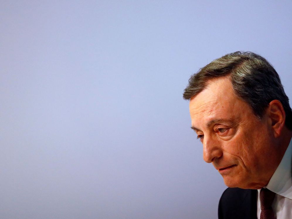 Foto: El presidente del BCE, Mario Draghi, en una comparecencia. (Reuters)