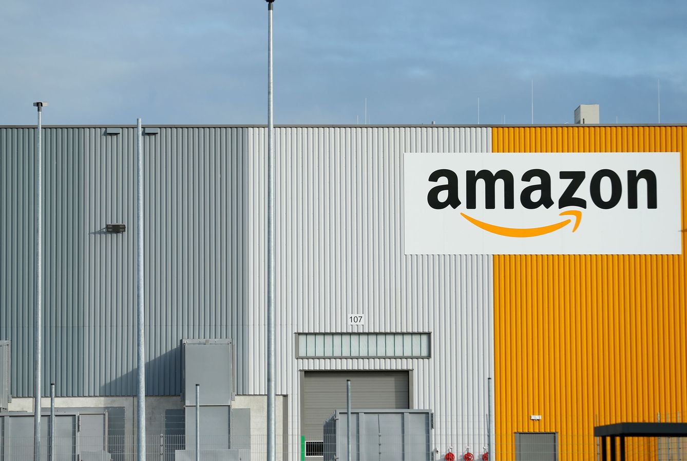Centro logístico de Amazon en Alemania. (Reuters)