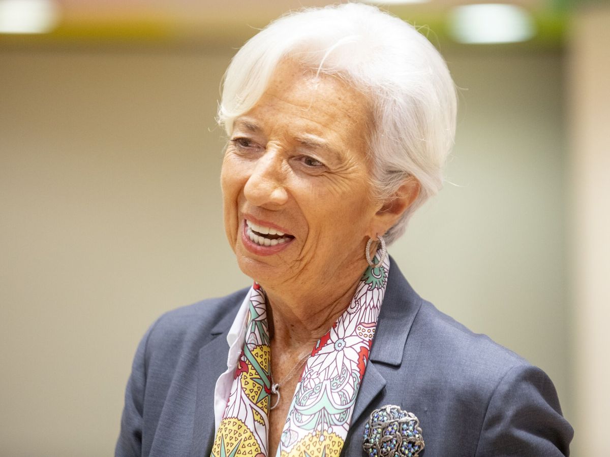 Foto:  Christine Lagarde, presidenta del BCE.
