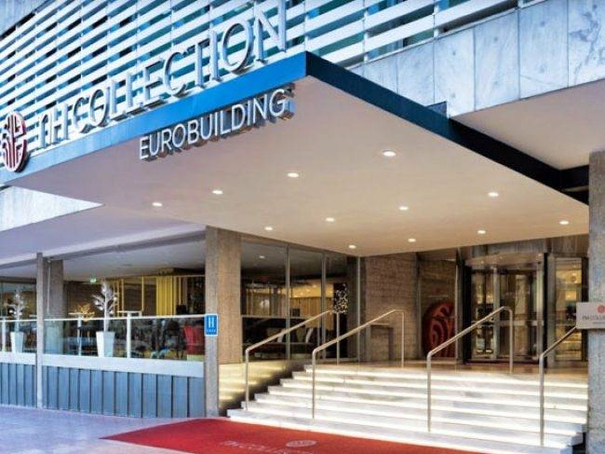 Foto: Entrada del hotel Eurobuilding.