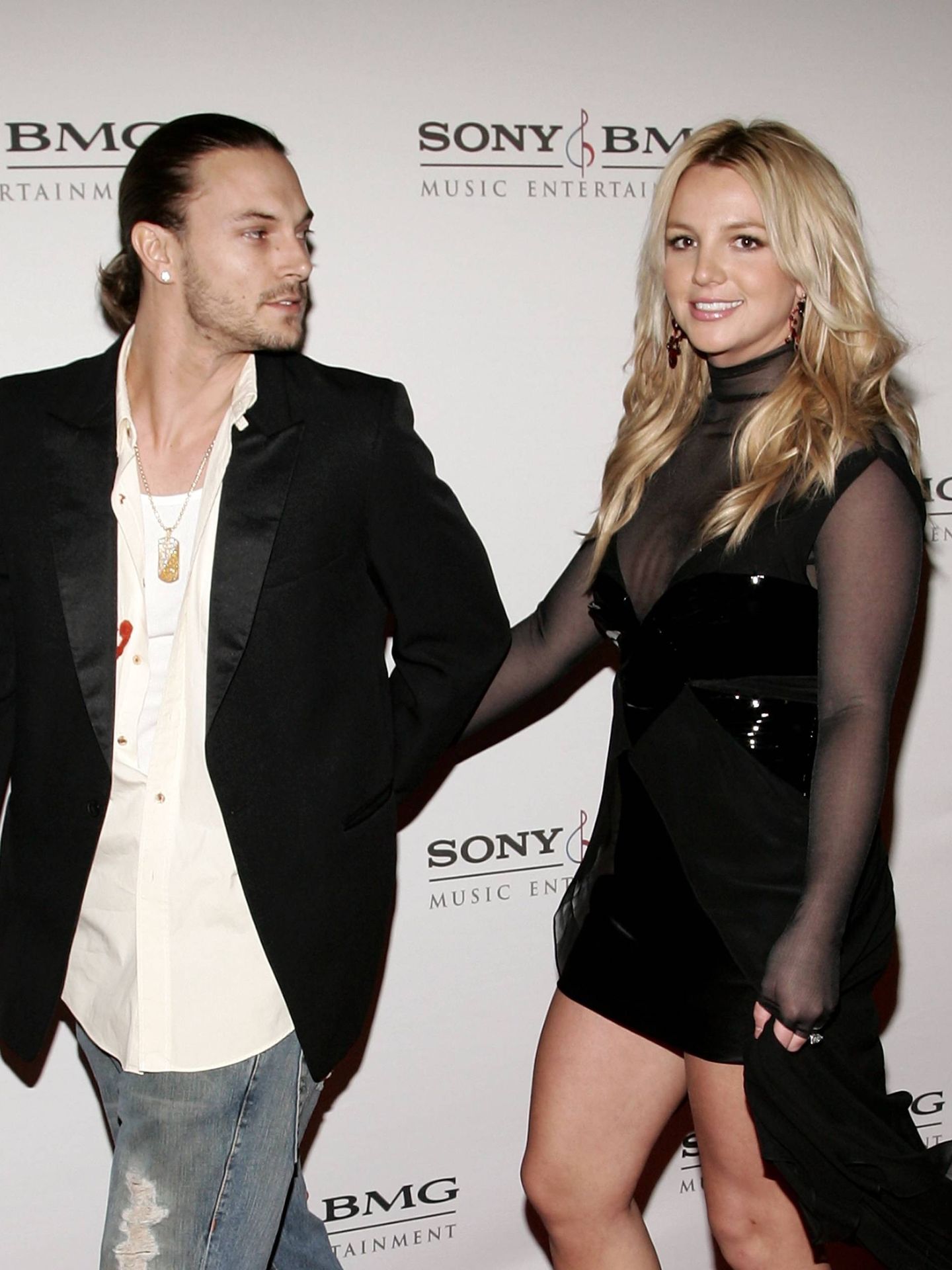 Britney Spears y Kevin Federline, en una imagen de archivo. (Getty)