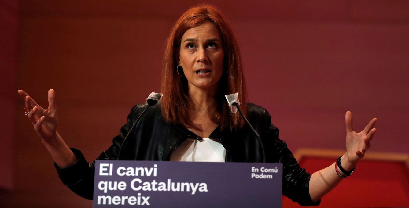 La candidata a la Generalitat por En Comú Podem, Jéssica Albiach. (EFE)
