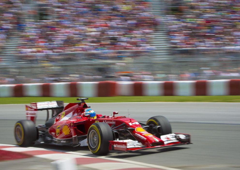 Foto: Fernando Alonso fue incapaz de mejorar la sexta posición por culpa de los problemas de potencia.