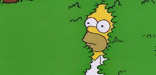 Post de Homer en los arbustos: 30 años del 'gif' más popular de 'Los Simpson'