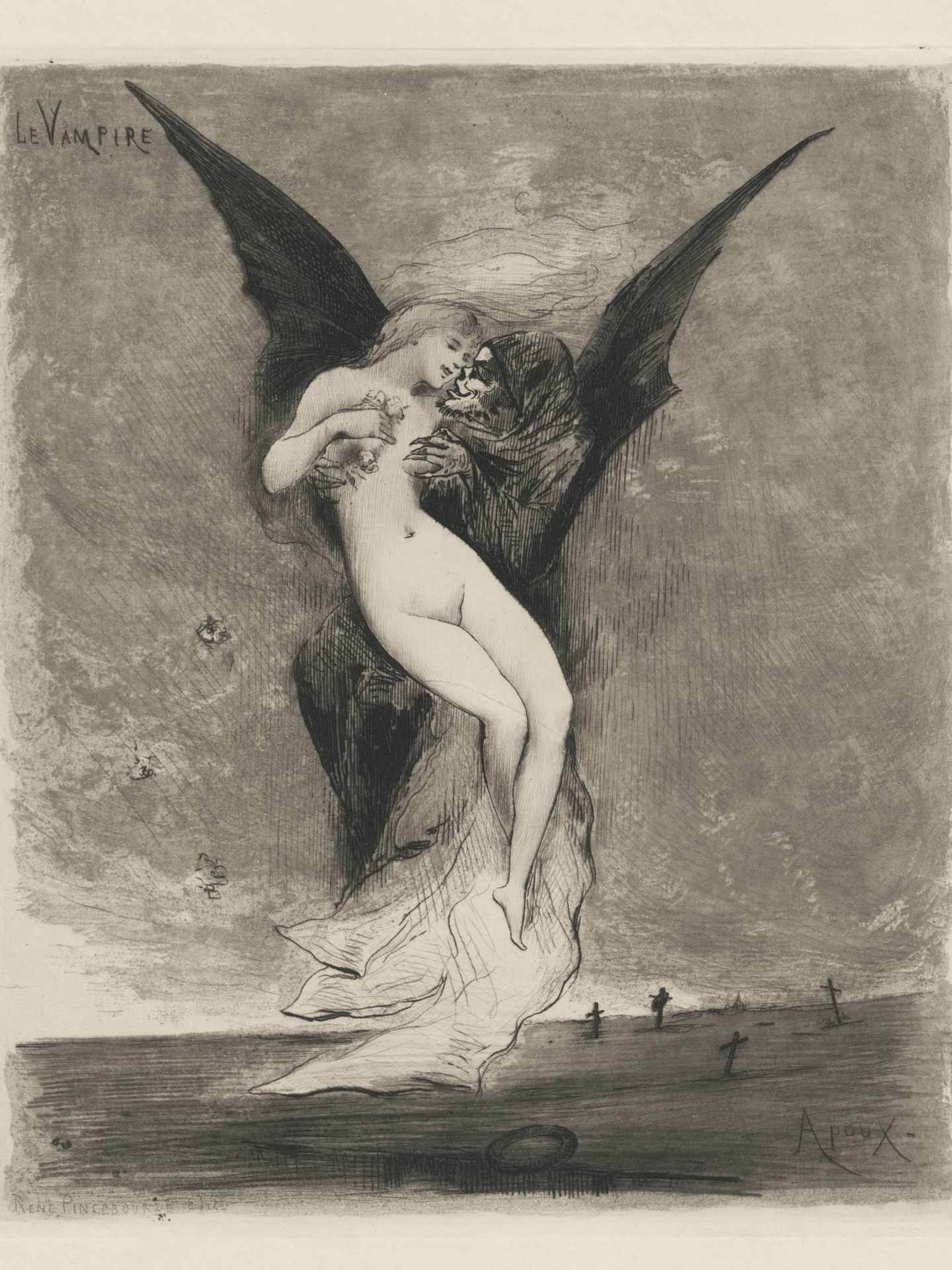 'Le Vampire' (1890), de Joseph Apoux. (CaixaForum)