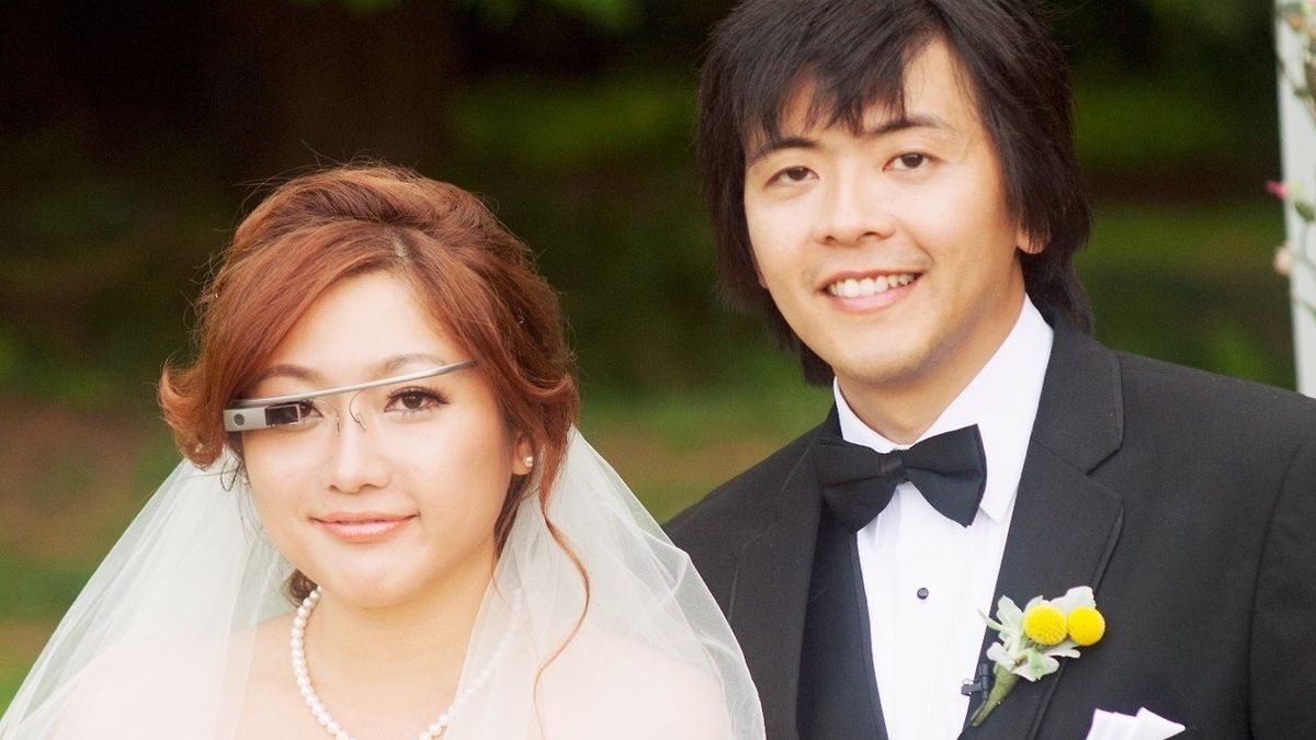 Una novia usa las Google Glass para grabar su recorrido hasta el altar