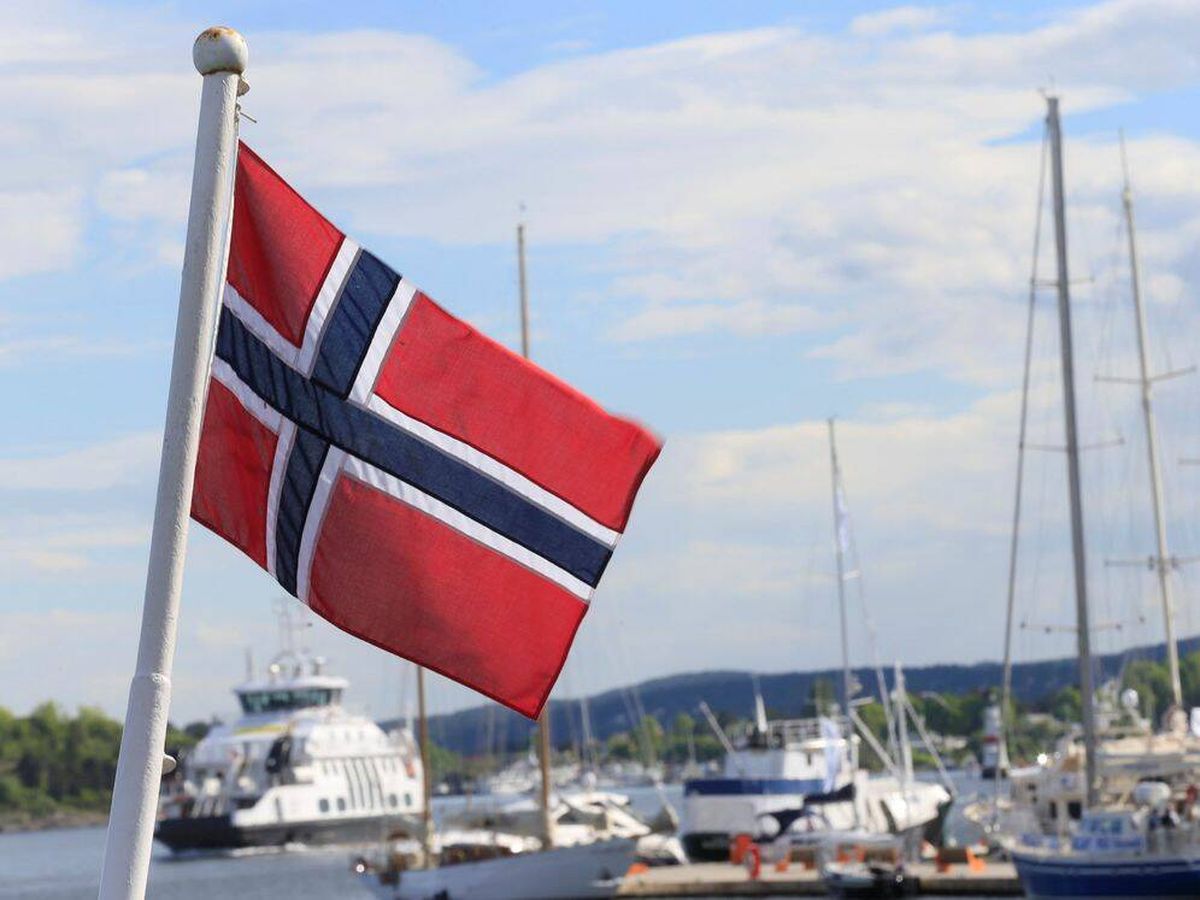 Foto: Bandera de Noruega. (Reuters)