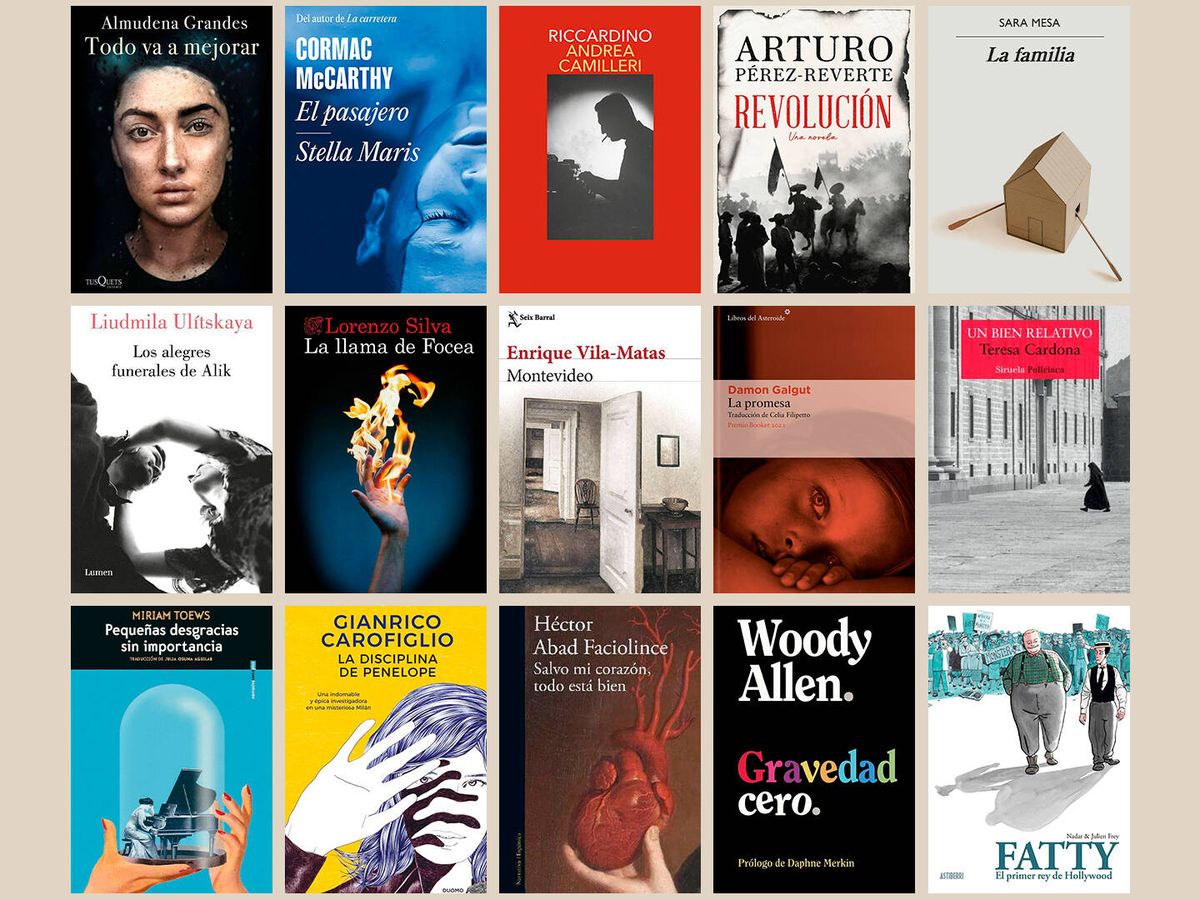 Los 15 grandes libros que este otoño: Almudena Grandes, Pérez Lorenzo Silva...