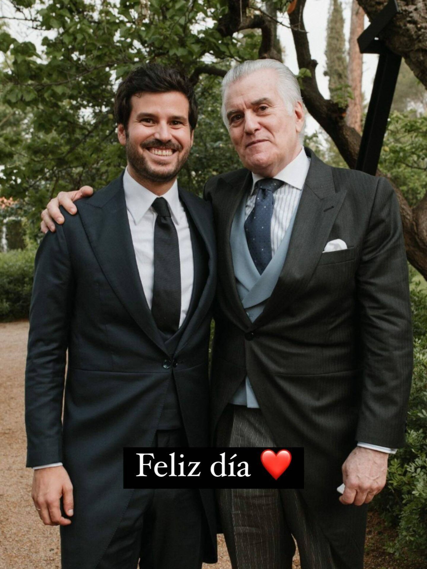 Willy Bárcenas ha compartido una foto con su padre para felicitarle. (Redes)