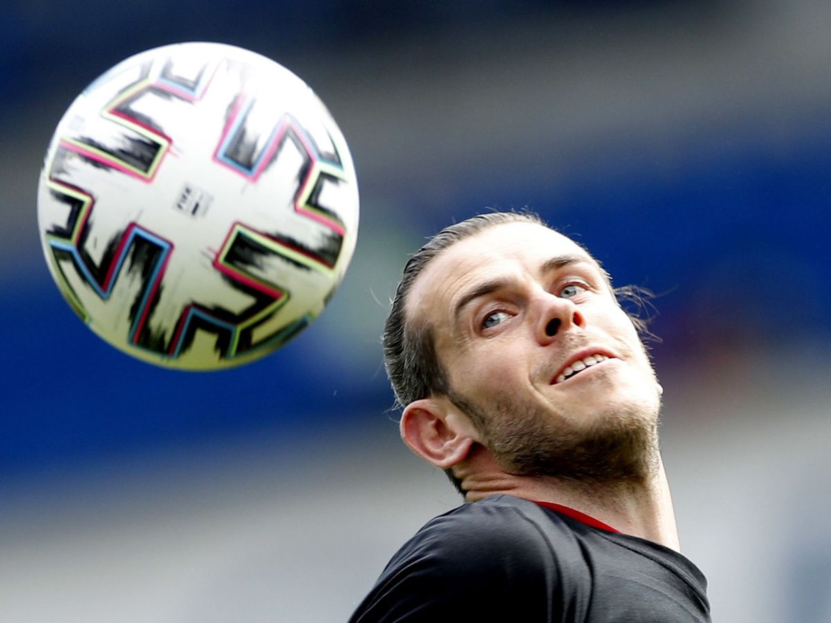 Foto: Gareth Bale en el partido amistoso entre Gales y Albania. (EFE)